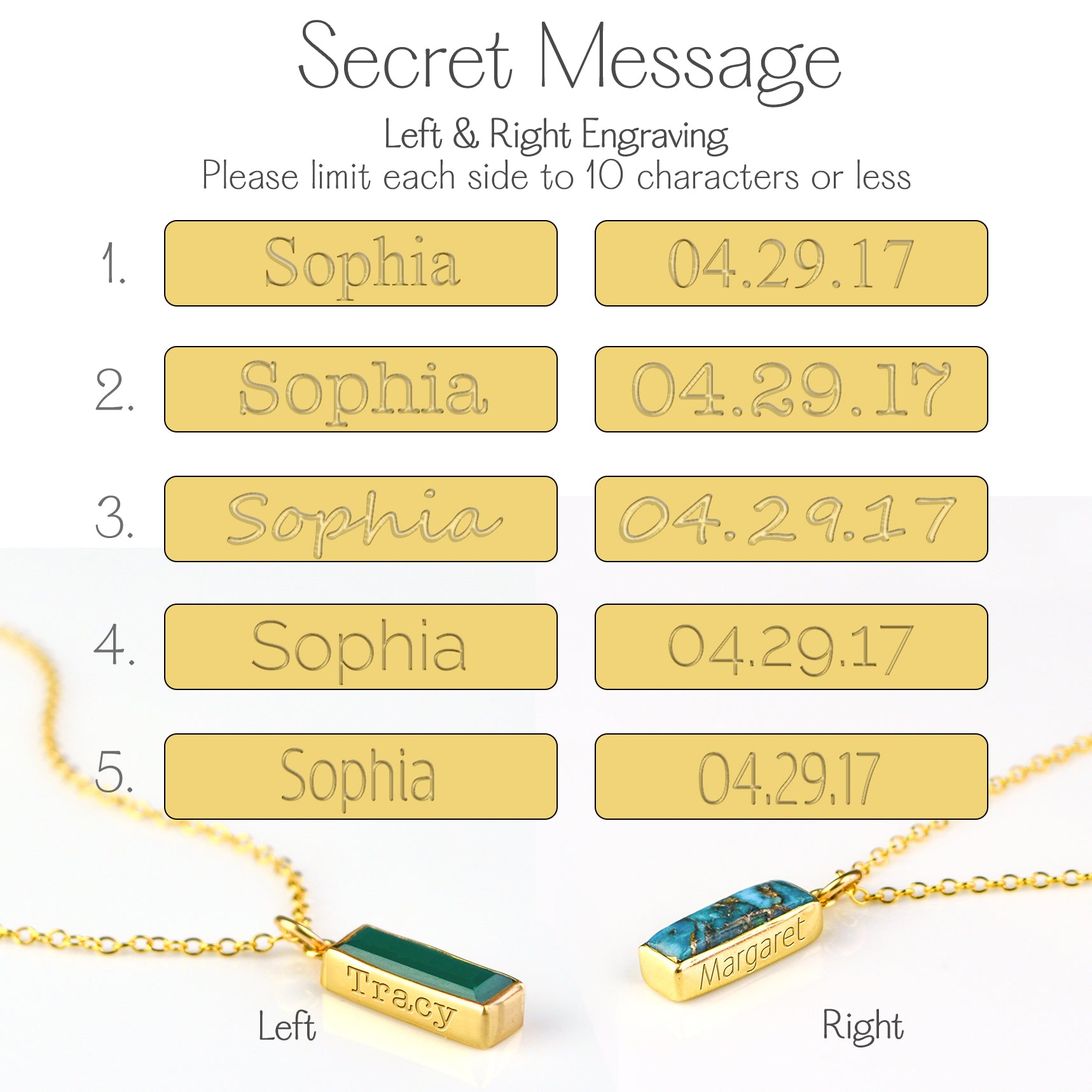 Aqua Chalcedony Vertical Bar Necklace : March Birthstone : Adira Series