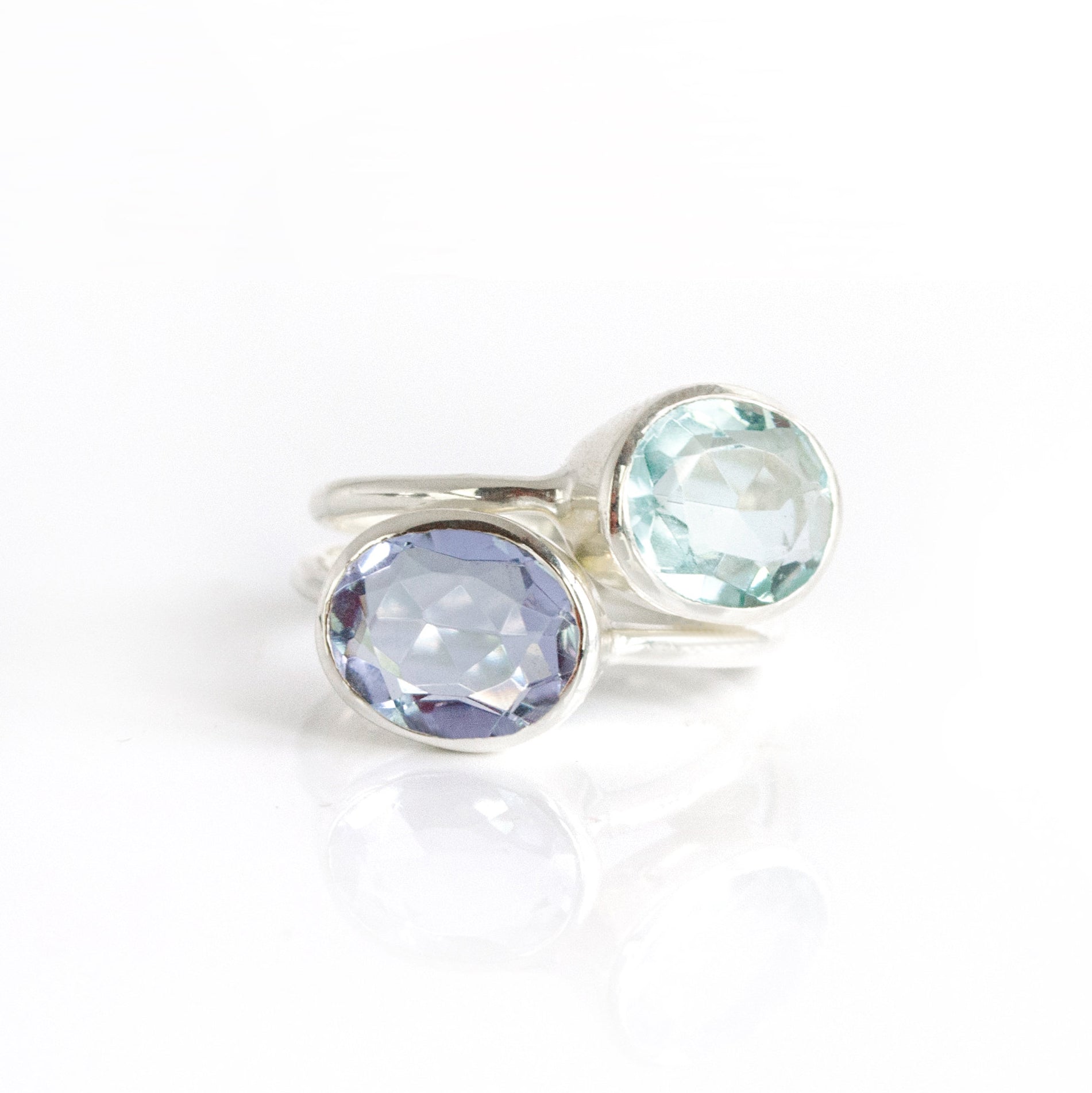 Blue Topaz ring, Oval light blue gemstone, December birthstone, London Blue Topaz Quartz, Bezel set ring, 18k gold vermeil, Sterling silver ring, Light blue Topaz jewelry, Topaz birthday gift, Ring for her