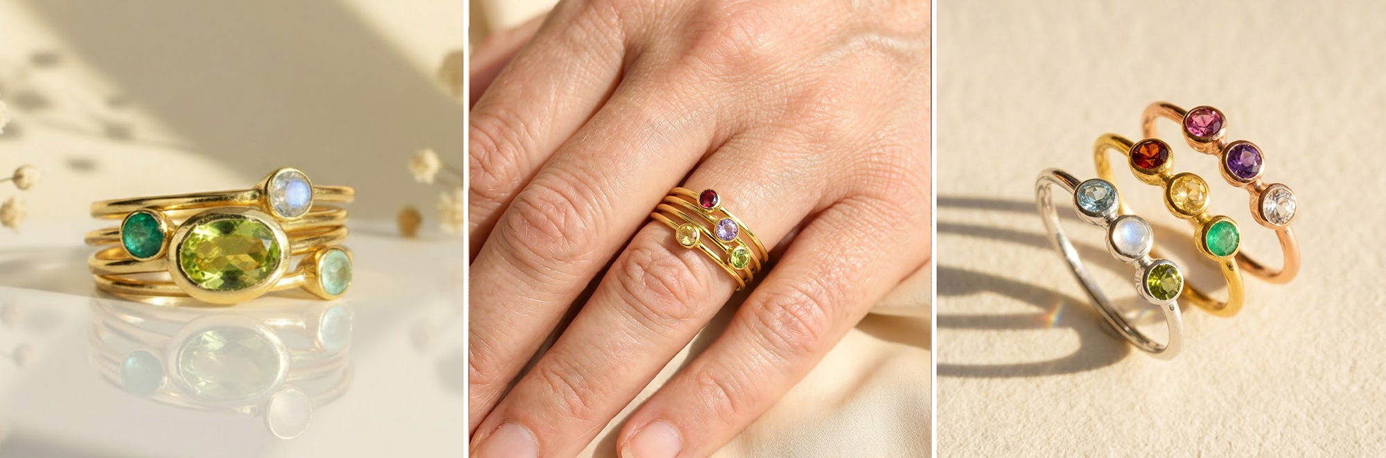 Stacking Birthstone Rings: A Meaningful Way to Wear the Ones You Love
