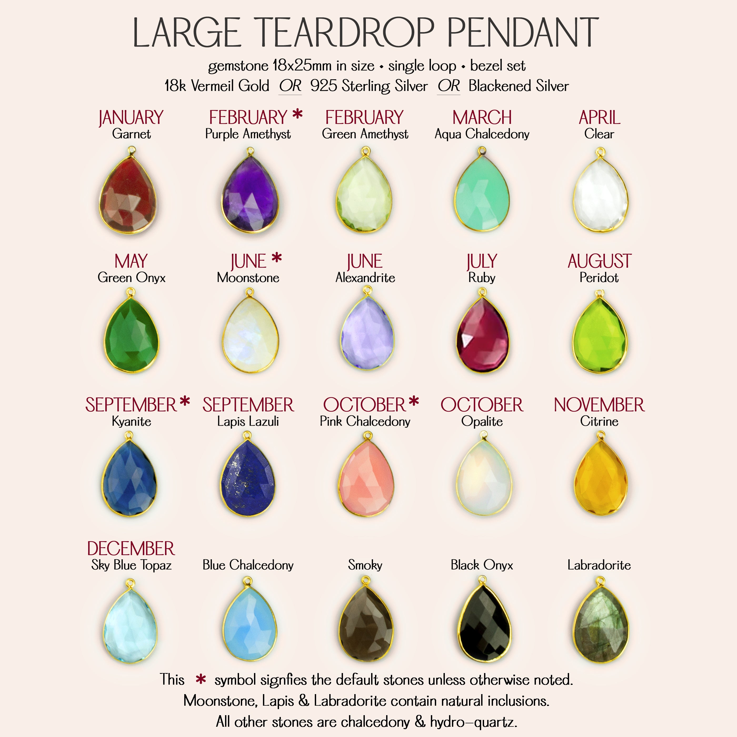Custom Mother's Teardrop Cascade Necklace, Personalized Mom and Children's Birthstone Necklace, 925 Silver or Gold, Handmade Birthday Gift for Mom