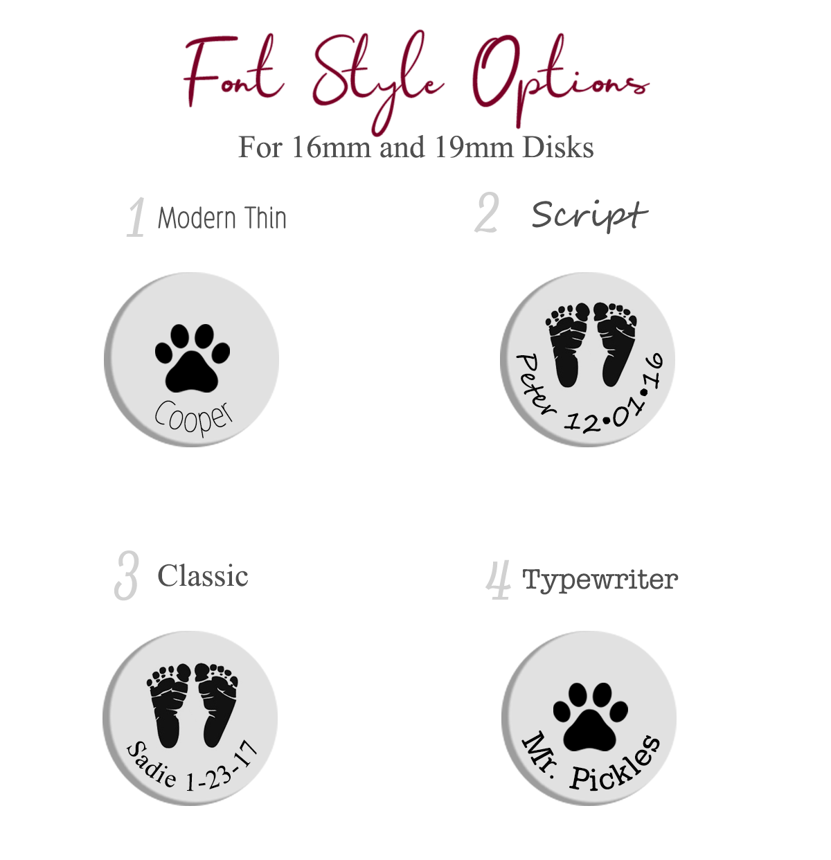 Round Additional Disc Pendant Multiple Sizes