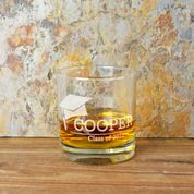 Personalized Whiskey Glass Cup For Recent Grad