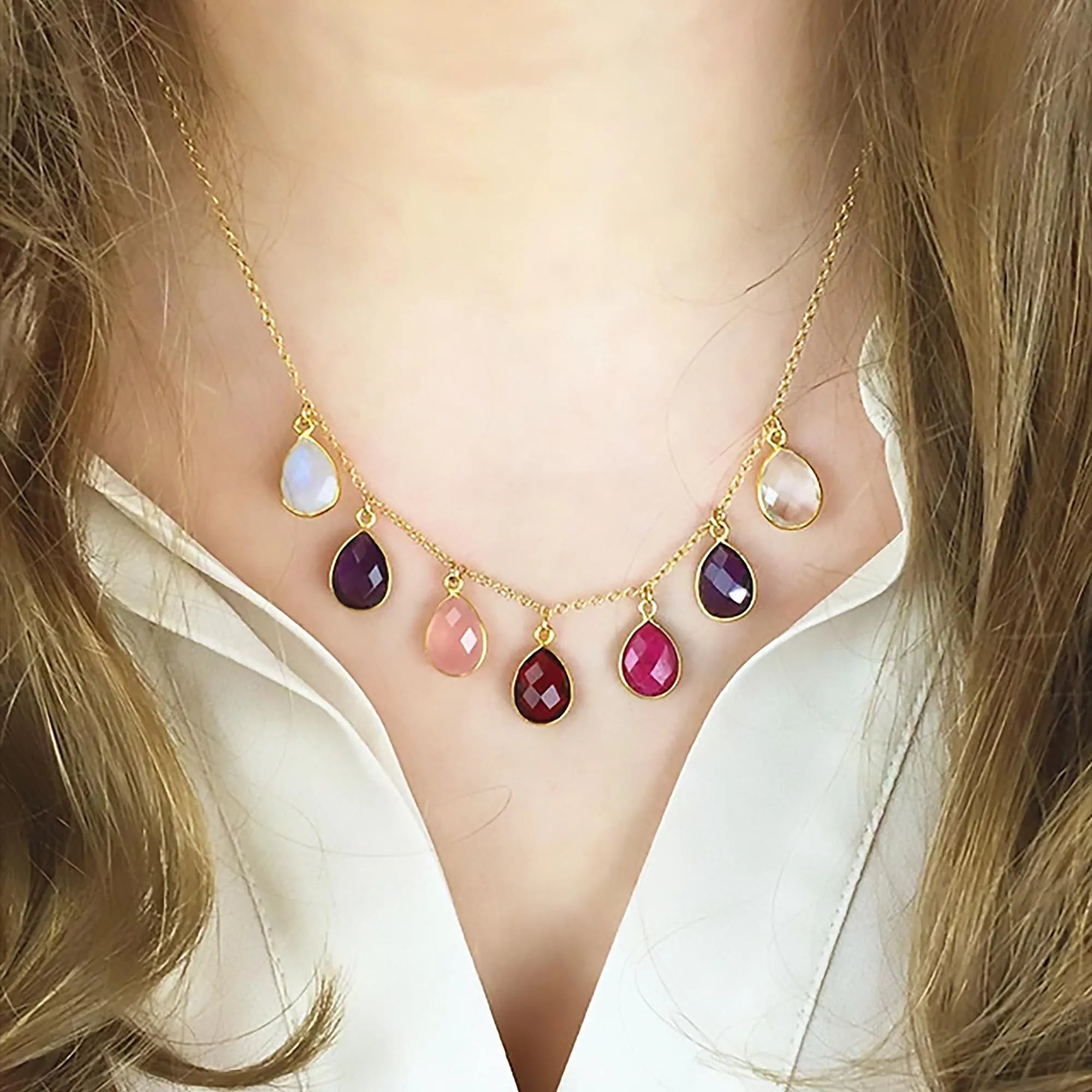 Mother_s_teardrop_birthstone_collar_necklace_on_person.webp