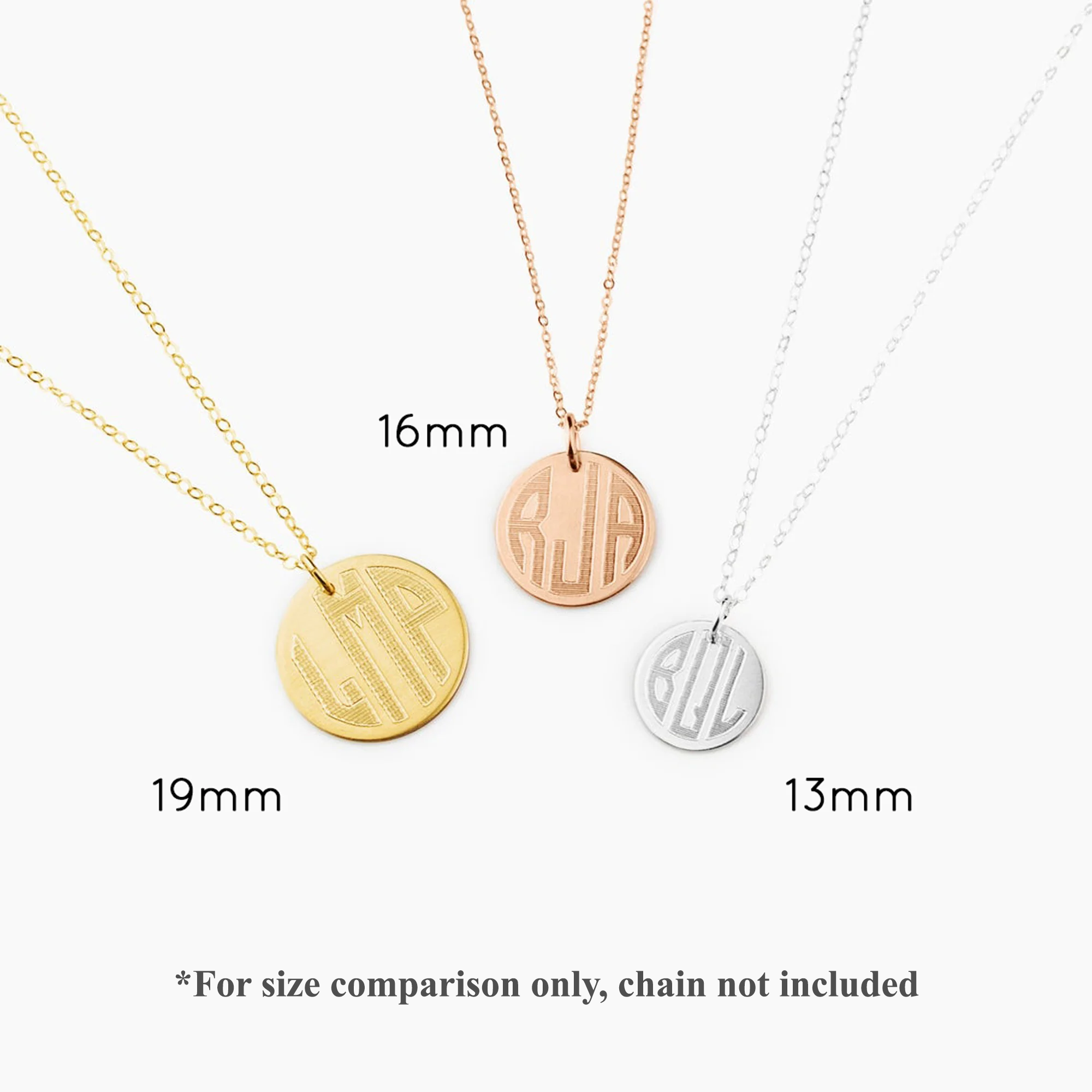 Round Additional Disc Pendant Multiple Sizes