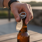 Personalized Bottle Opener Keychain