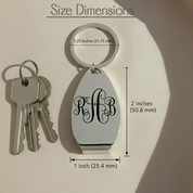 Personalized Bottle Opener Keychain