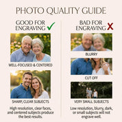 Photo quality guide for engraving on whiskey glass