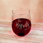 Personalized Graduation Wine Glass