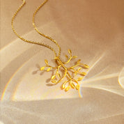 Family Tree Necklace with Kids Birthstone Crystals and Initials