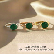 Green Onyx ring, May birthstone jewelry, Custom green chalcedony ring, Personalized birthstone ring, Green aventurine alternative, Heart chakra healing stone, Earth gemstone ring, Elegant green jewelry, Faceted gemstone ring, Birthstone gift