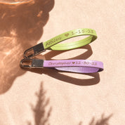 Custom Leather or Cork Keychain Clip, Loop Keychain, Personalized Name Keychain, Engraved Keychain Gift for Her, Custom Party Favors, Group Gift Ideas