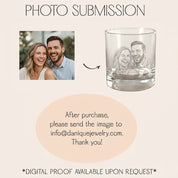 How to submit photo for engraved whiskey glass