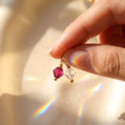 6mm Crystal Birthstone Charm Add-On, for Necklace or Bracelet in gold or sterling silver