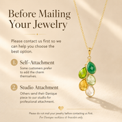 Additional Teardrop Birthstone Charm for Mom Necklace, Teardrop Birthstone Bezel Pendant