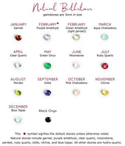 3mm birthstones gemstones for all months natural birthstones