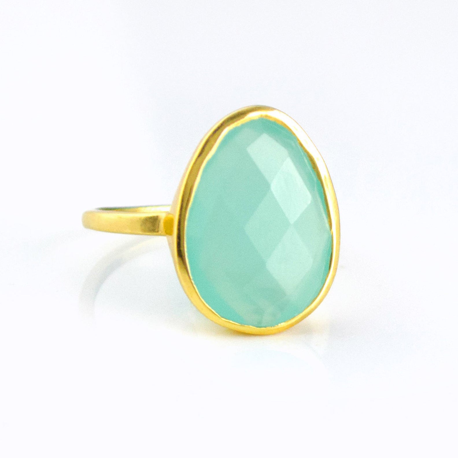 AquaChalcedonyBirthstoneLargeTeardropBezelSetVermeilGoldRing.jpg