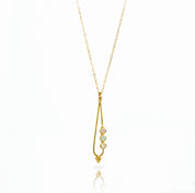 dainty necklace with gemstones, birthstone pendant necklace, cable chain