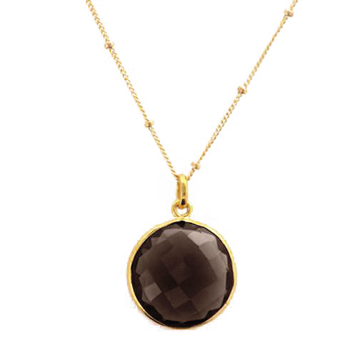 FacetedRoundSmokyQuartzbezelstationNecklace.jpg