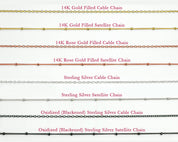 Dew Drops choker Necklace - Gold, rose gold or sterling silver