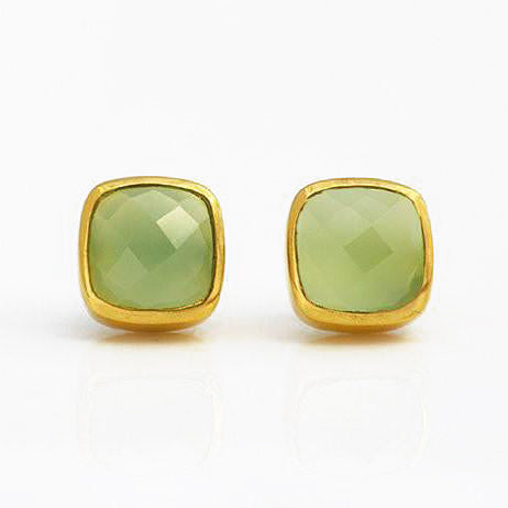 GreenChalcedonyCushionBezelSetStudEarrings-AugustBirthstone.jpg