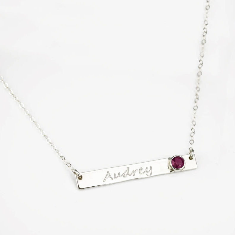 JulyCustomBarNecklacewithBezelBirthstoneDyedRubyGemstoneNecklaceForHerKidsNameandBirthstone_631e5bc6-741e-45b2-90bd-50590d874d80.jpg