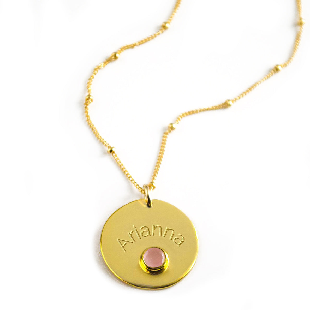 OctoberEngravedDiskPendantNecklaceKidsBirthstoneandNamePinkChalcedonyGemstoneMothersDayGift_85f3c157-386b-4b8a-8dc2-adfd9de7de50.jpg