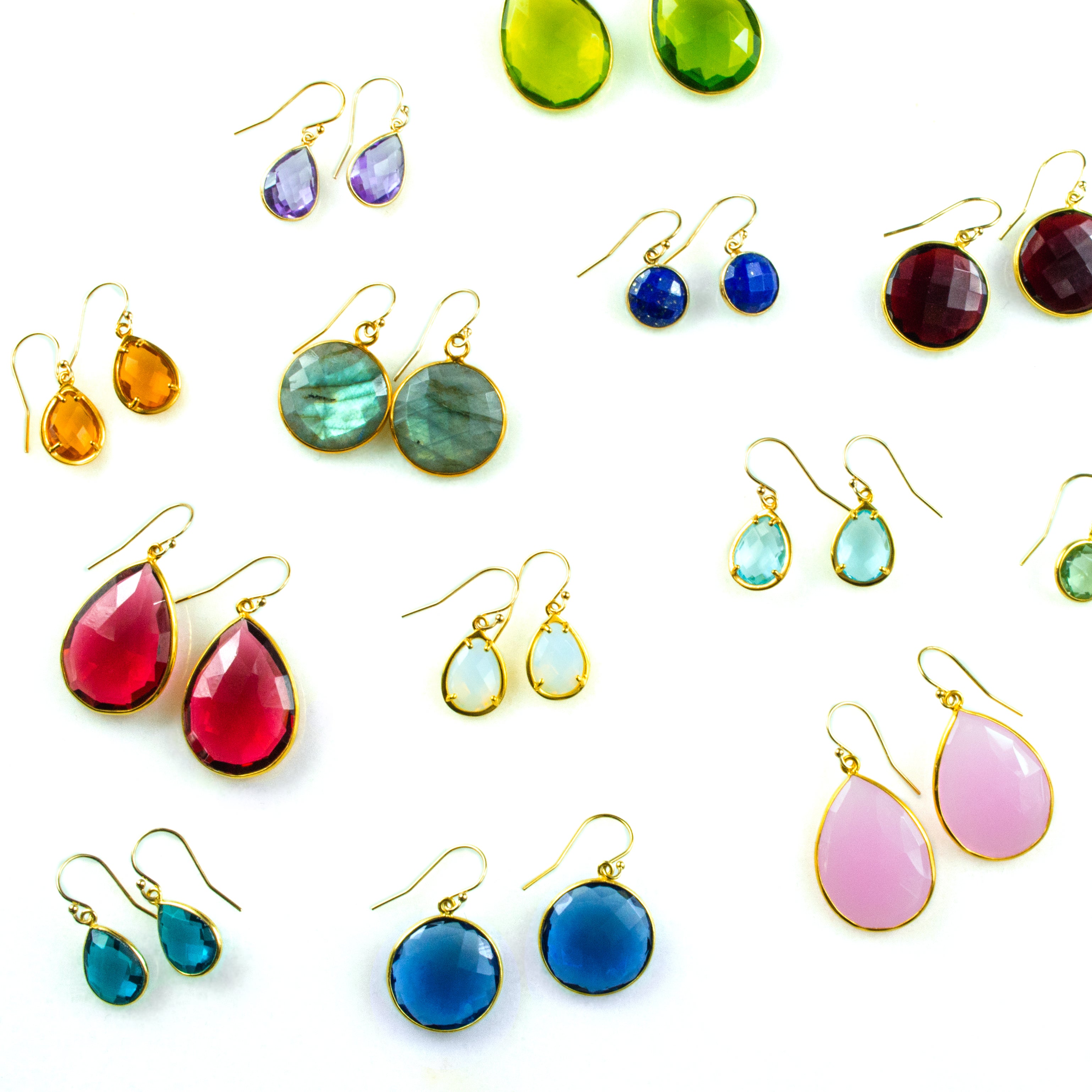 Ruby Earrings : July Birthstone