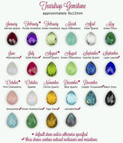 Raw Emerald Teardrop Prong Set Ring • May Birthstone