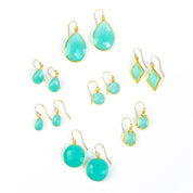 Aqua Chalcedony Necklace : March Birthstone