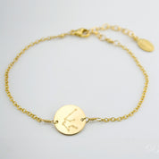 Zodiac Constellation Bracelet, Sterling Silver, Gold Filled Custom Engraved Astrology Bracelet, Constellation Jewelry for Women, Birthday Gift for Her