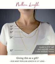 Natural Round Birthstone Connector Necklace