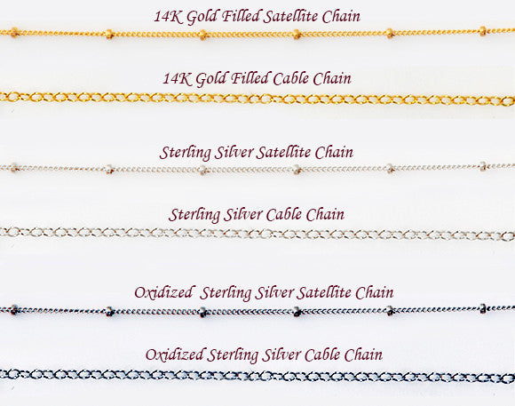 Personalized Birthstone Bezel Station Necklace - Bridesmaid necklace