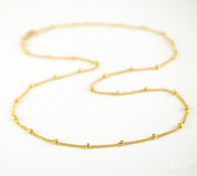 Dew Drops choker Necklace - Gold, rose gold or sterling silver