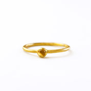 Tiny Stacking Mother's Birthstone Cabochon Rings