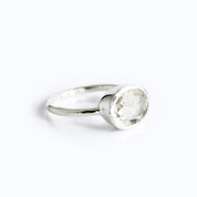 sterling silver clear quartz birthstone ring april birthstone gemstone ring april gemstone birthstone jewelry 