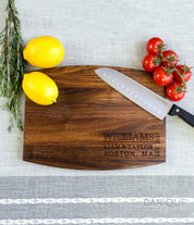 walnut cutting board, wedding gift, 5th anniversary