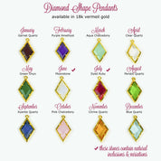Diamond Birthstone Prong-Set Pendant