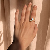 Stacking Ring Set Combo with Ovals and Diamonds