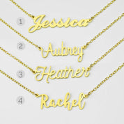 custom script name necklace styles font options persona