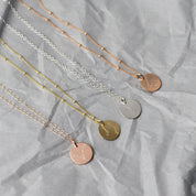Gemini Constellation Necklace with Monogram Engraving on Back