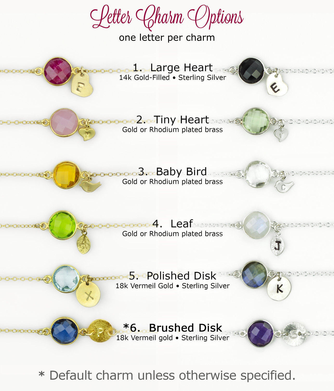 Personalized August Birthstone & Initial Charm Necklace, 925 Sterling Silver, 18k Vermeil Gold, Custom Peridot Quartz Gem Station Necklace, Minimalist Gemstone Necklace, Christmas Gift for Women Girls