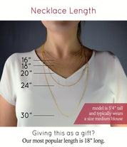 Tiny Birthstone Cabochon Bar Necklace : Available in All Birthstones