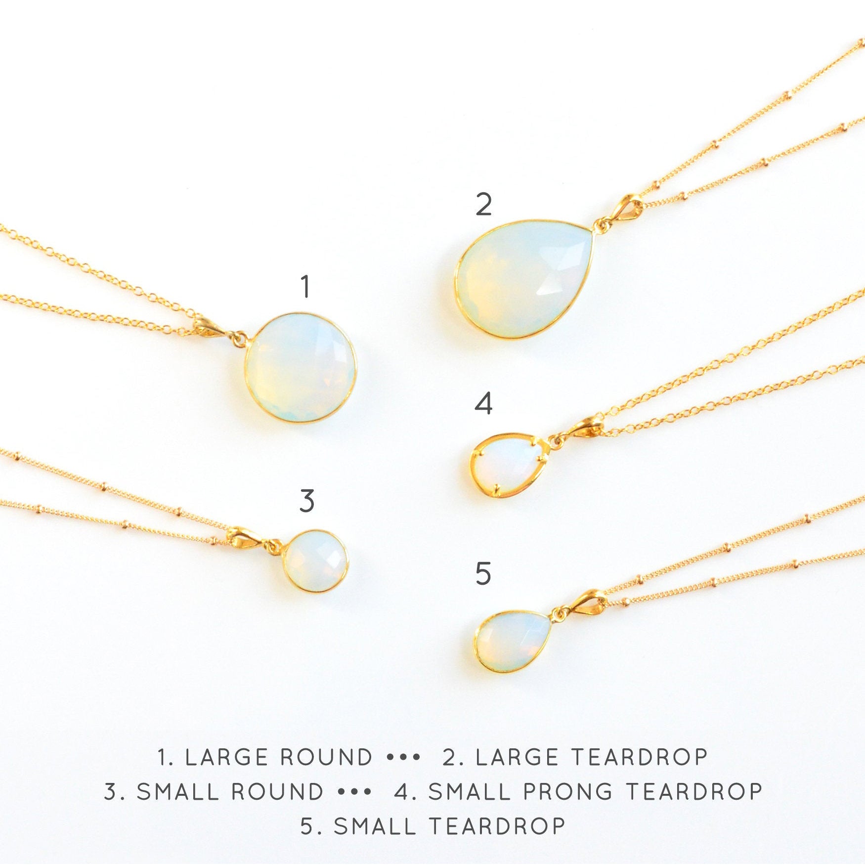 Opalite Necklace : October Birthstone