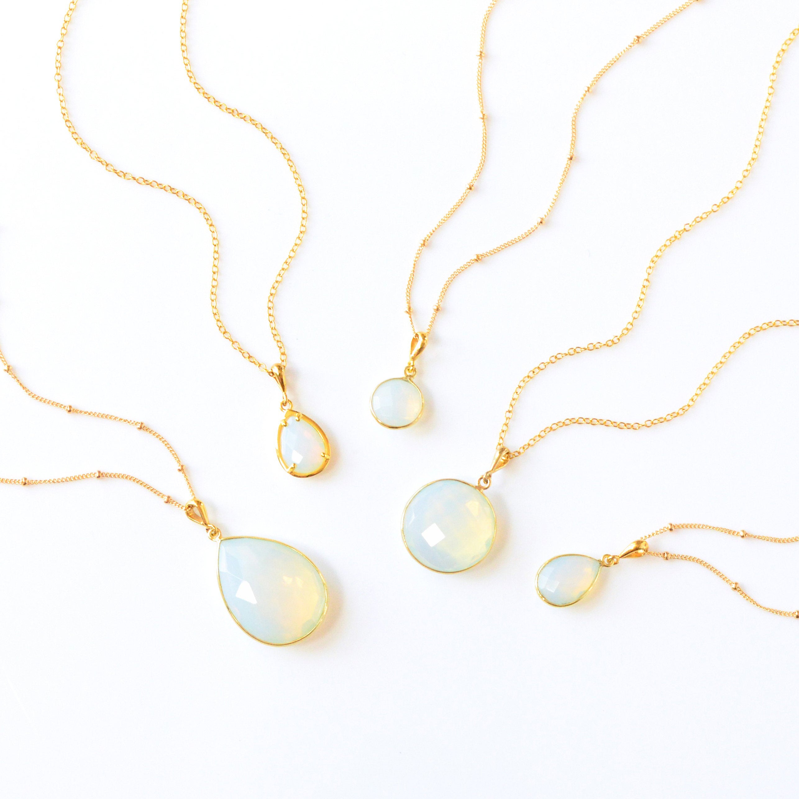 Opalite Necklace : October Birthstone