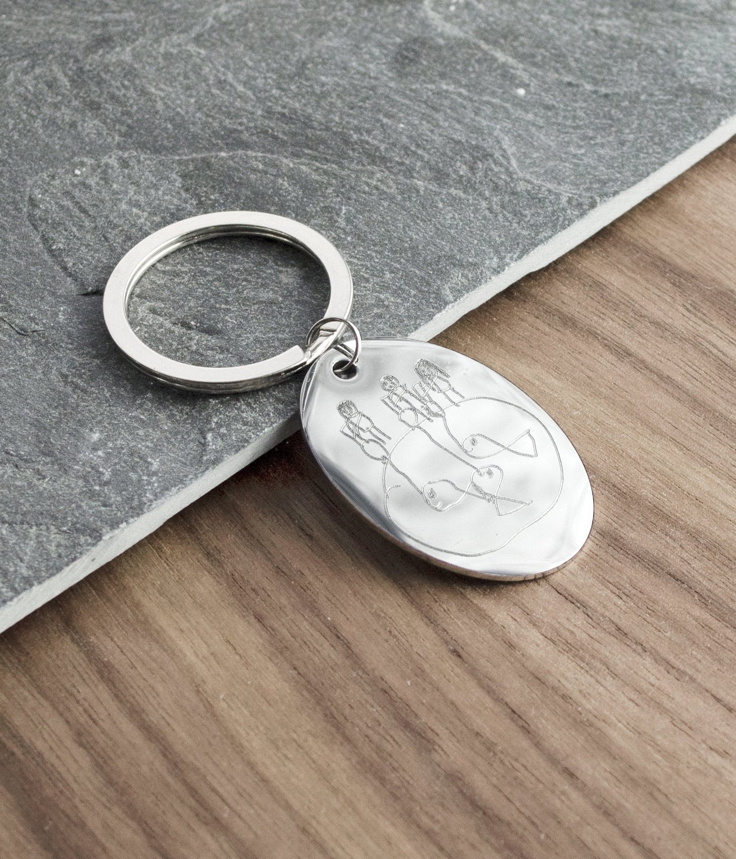 Support for Ukraine Fundraiser Monogrammed Keychain