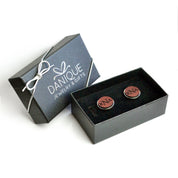 Cufflinks in gift box. Customize cufflinks for a graduate, new promotion, prom, formal events, groomsman or wedding party gifts. gift ready. mens anniversary gifts, gifts for men, christmas gifts for him, valentine's day gifts for men, gift for husband, gift for fiance, father's day gift, birthday gift, wedding anniversary gift, wedding party gift, father of the groom gift, father of the bride gift, gift for grandfather, gift for grandpa, groomsman gift, groomsmen gift, leather anniversary