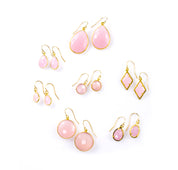 Pink Chalcedony Necklace : October Birthstone