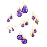 Purple Amethyst Necklace : February Birthstone