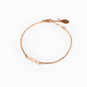 Tiny Bar bracelet, Monogrammed Minimalist Bracelet