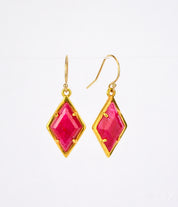 Ruby Earrings : July Birthstone